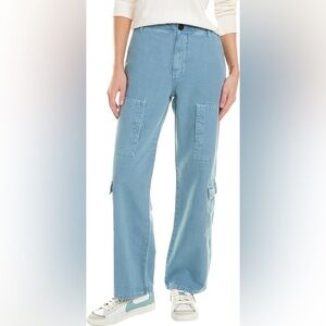 NWT | CURRENT/ELLIOT Commodore cargo jeans pants Storm blue Size28